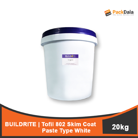 Picture of BUILDRITE Tofil 802 Skim Coat Paste Type White 20kg per pail rp