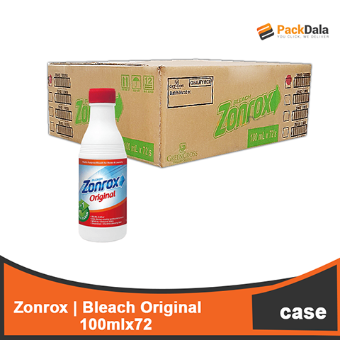 Picture of Zonrox Bleach orig 100mlx72 CASE