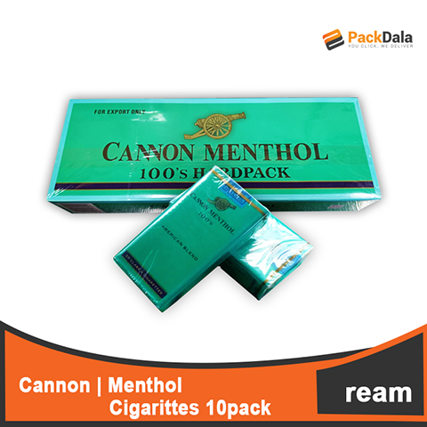 Picture of Cannon Menthol Cigar 10pckx50rm per case REAM