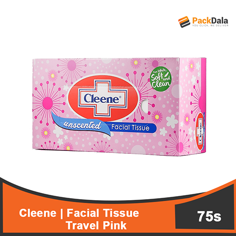 Picture of Cleene Facial Tissue Travel Pck Pink 100x75s PACK