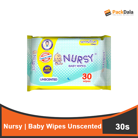 Picture of Nursy BB Wipes Unscented 60x30s