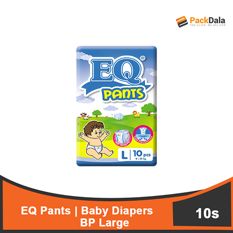 Picture of EQ Pants BB Diaper BP L 20x10s Pack