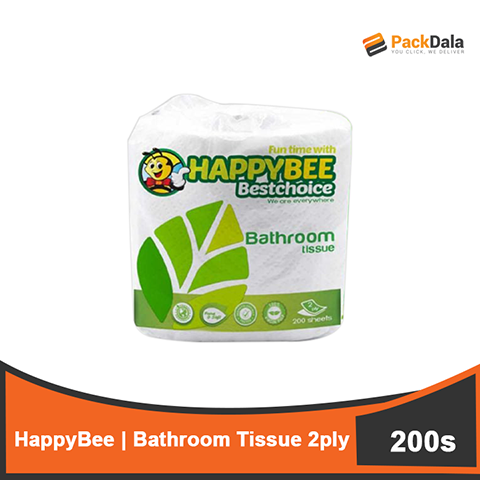 Picture of Happybee Bathroom Tissue 2ply 200s Single 48rolls