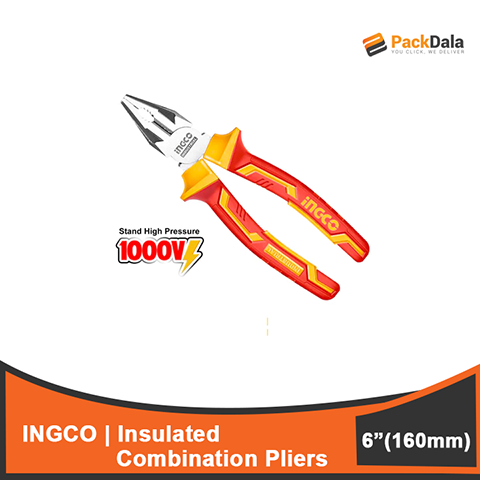 Picture of INGCO Insulated Combination Pliers 160mm 6inch HICP28168