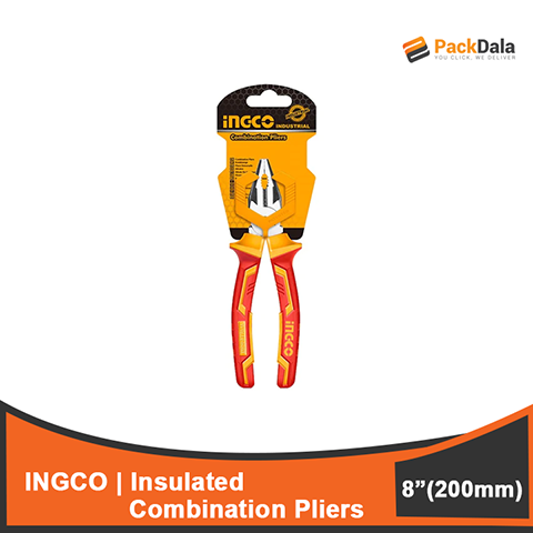 Picture of INGCO Insulated Combination Pliers 200mm 8inch HICP28208