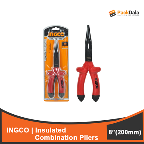 Picture of INGCO Insulated Combination Pliers 200mm 8inch HICP01200