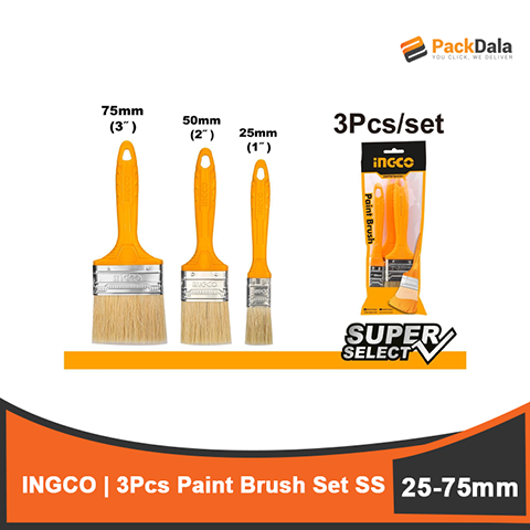 Picture of INGCO 3pcs Paint Brush Set SS CHPTB7860301