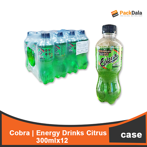 Picture of Cobra Energy Drink Citrus 300mlx12 CASE