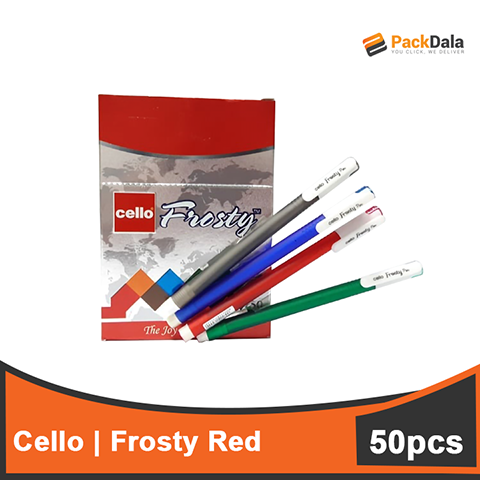 Picture of Cello Frosty Red 50pc per bx rp