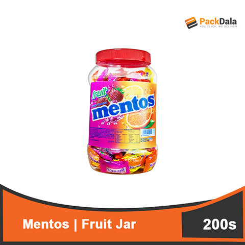 Picture of Mentos Fruit jar 200sx6  JAR