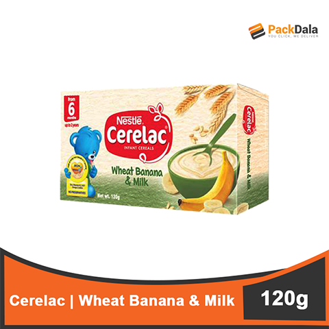 Picture of CERELAC Wheat Banana&Milk 120gx40 BOX
